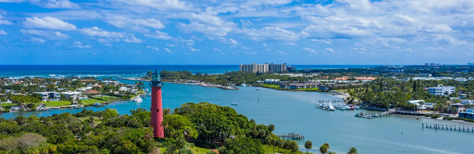 aerial photo of palm beach county florida